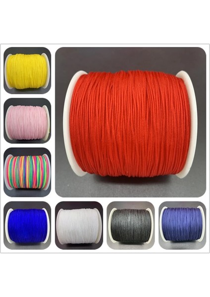 No.23 Tarzı 10 Yards Naylon Kordon Ipliği Çin Düğüm Makrome Kordon Bilezik Örgülü Dize Dıy Püsküller Boncuk Shamballa Halat (Yurt Dışından)