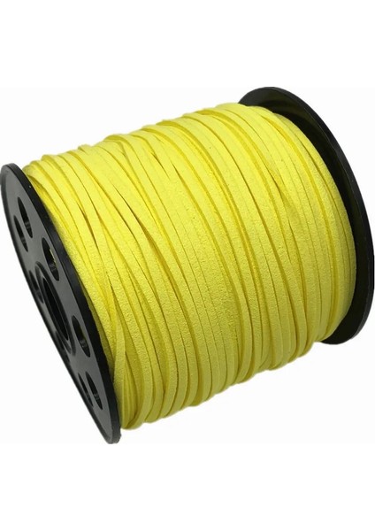 No.13 Tarzı 5 Yards 3mm Düz Faux Süet Örgülü Kordon Kore Kadife Deri El Yapımı Iplik Dize Halat Dıy Takı Yapımı Için Malzemeleri #ro (Yurt Dışından)