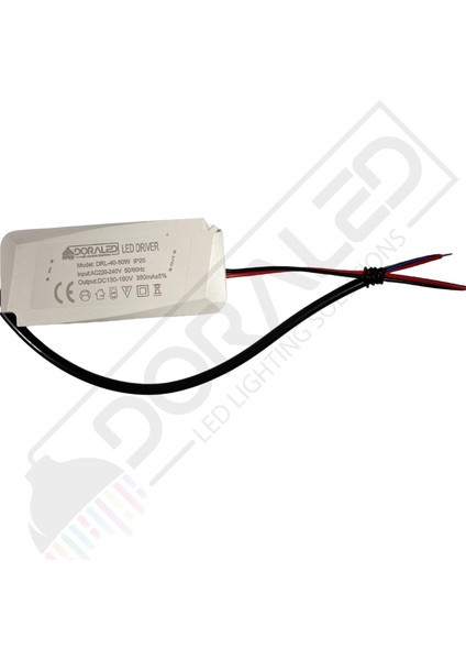 40-50W 350MA 130-160V Power LED Driver IP20 Power LED Sürücü