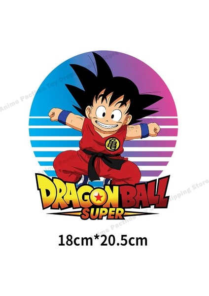 Mor Tarzı Dragon Ball Z Goku Giyim Için Yamalar Isı Transferi Anime Giysiler Için Çıkartmalar Demir On Yamalar Erkekler Için Giysiler Için Özel (Yurt Dışından) indirimleri