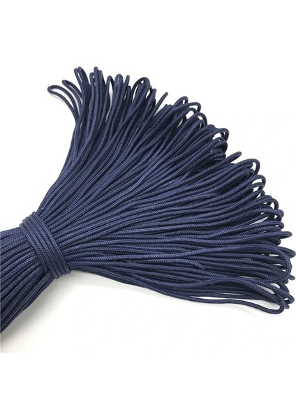 Lacivert Tarzı 10YARDSLOT 2mm Katı Paraşüt Kordonu Ipi Halat Mil Spec Tip Bir Strand Tırmanma Kampı Hayatta Kalma Ekipmanları Paracord (Yurt Dışından)