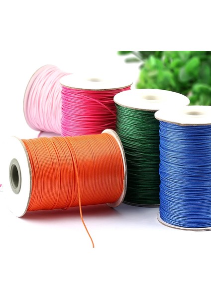 No.9 Tarzı Yards Mumlu Halat Diy El Yapımı Örgülü Kartlar Takı Dekoratif Yapımı Için Balmumu Polyester Iplik (Yurt Dışından) fiyatları
