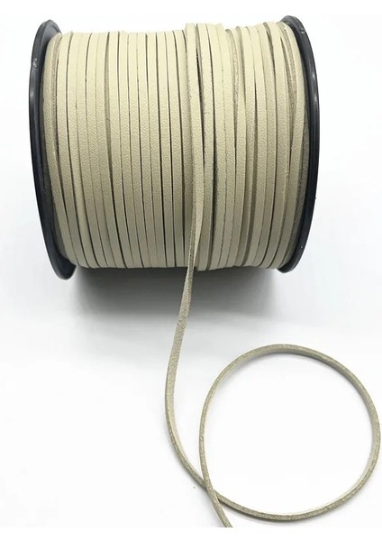 No.4 Tarzı 5 Yards 3mm Düz Faux Süet Örgülü Kordon Kemer Deri Kore Kadife Deri El Yapımı Boncuk Bilezik Takı Yapımı (Yurt Dışından)