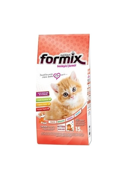 Formix Tavuklu Yavru Kedi Maması 15 kg