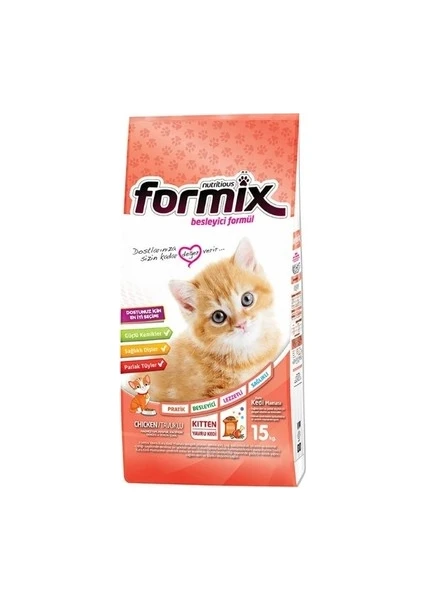 Formix Tavuklu Yavru Kedi Maması 15 kg