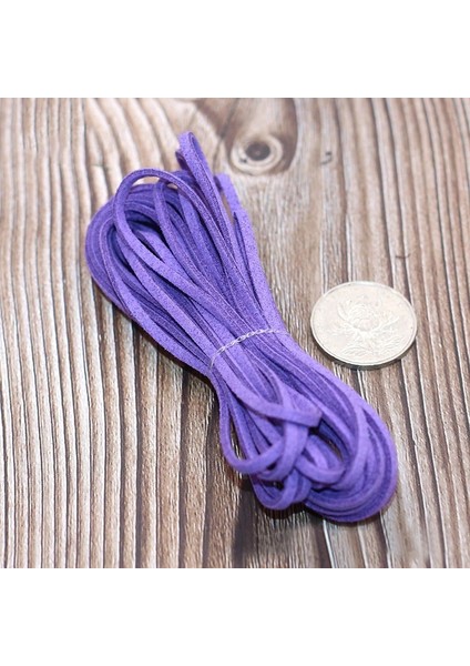 No.11 Stili 5 Metre Deri Tanga Kordon Düz Faux Süet Dize Iplik Dıy Bilezik Bulguları Halat Dize Takı Yapımı Için 3mm Kalınlık (Yurt Dışından) fırsatları