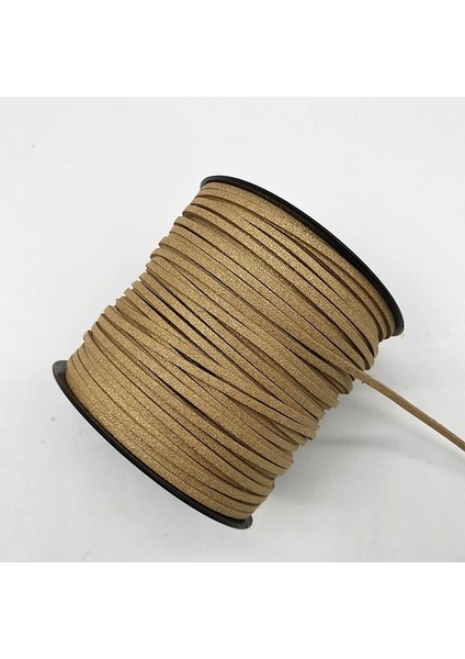 No.3 Tarzı Yeni 5 Yards 3mm Düz Faux Süet Örgülü Deri Dantel Kordon Kore Kadife Deri El Yapımı Iplik Dize Halat Takı Yapımı Için (Yurt Dışından)