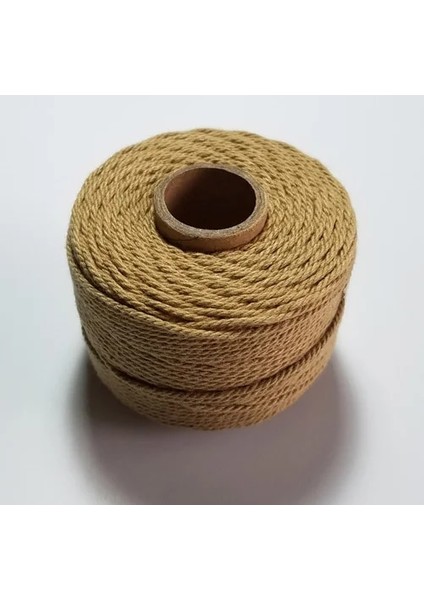 Kahverengi Tarzı Renkli % 100% Pamuk Ipi 80MROLL Sicim Makrome Kordonları Dize Iplik Hediye Için Paketleme Parti Düğün Dekorasyon Aksesuarı Dıy (Yurt Dışından)