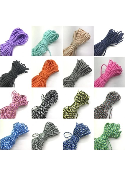 No.23 Tarzı 10 Yards 2mm Paraşüt Kordon Ipi Halat Mil Spec Tip Bir Strand Tırmanma Kamp Survival Ekipmanları Dıy Takı Yapımı (Yurt Dışından)