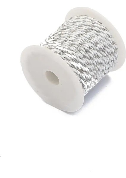 Gri - Beyaz Stil 10 Metersroll Pamuk Fırıncı Sicim Halat Kordon Düğün Dekorasyon Için Doğal Pamuklu Dıy El Yapımı Zanaat Aksesuarları (Yurt Dışından)