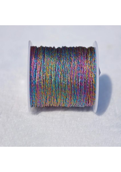 No.1 Tarzı 100MROLL Altın Gümüş Halat Takı Bilezik Sicim Etiketi Püskül Yapımı El Sanatları Hediye Konu Düğün Noel Dekorasyon Halat (Yurt Dışından) fırsatları