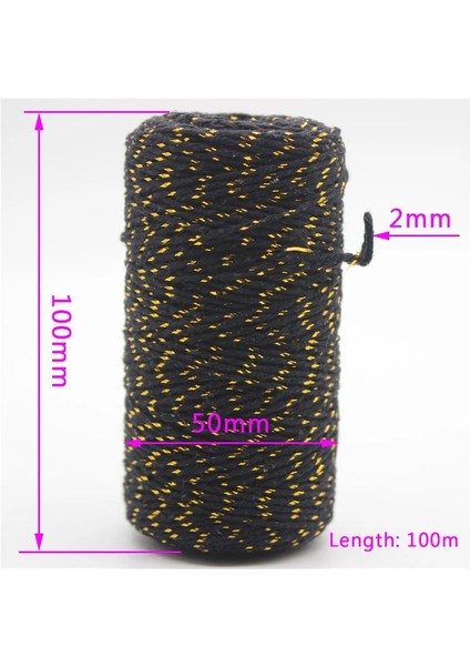 Meyve Beyaz Tarzı 100 M * 2 mm Çift Renk Pamuklu Fırıncı Halat Sicim El Yapımı Aksesuarlar Için Düğün Parti Dekorasyon Hediye Dıy Sarma (Yurt Dışından) modelleri