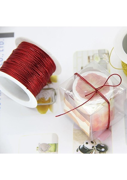 B-Gümüş Tarzı Kırmızı Altın Dize Ticari Marka Takı Bilezik Sicim Etiketi Püskül Yapımı El Sanatları Düğün Noel Halat Için Hediye Konusu (Yurt Dışından) modelleri