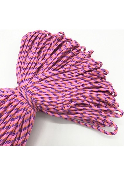 No.12 Tarzı 10YARDSLOT 2mm Katı Paraşüt Kordonu Ipi Halat Mil Spec Tip Bir Strand Tırmanma Kampı Hayatta Kalma Ekipmanları Paracord (Yurt Dışından)