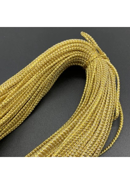 No.24 Tarzı 10 Yardslot 2mm Altın Gümüş Tel Paracord Kordon Halat Eski Rustik Düğün Noel Dekorasyon Parti Hediye Kutusu Dekor (Yurt Dışından)