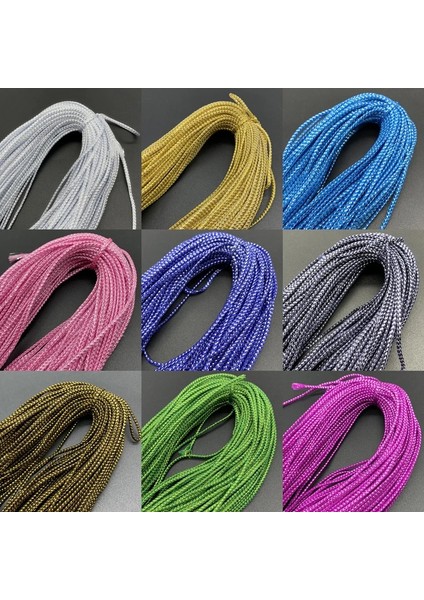 No.24 Tarzı 10 Yardslot 2mm Altın Gümüş Tel Paracord Kordon Halat Eski Rustik Düğün Noel Dekorasyon Parti Hediye Kutusu Dekor (Yurt Dışından)