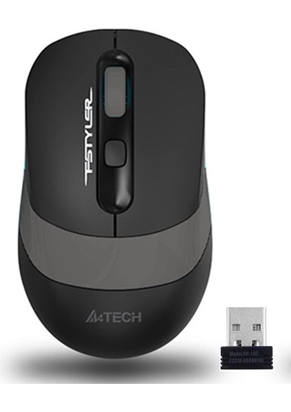 A4 Tech FG10S Kablosuz Sessiz 2000DPI Optic Siyah/gri Mouse