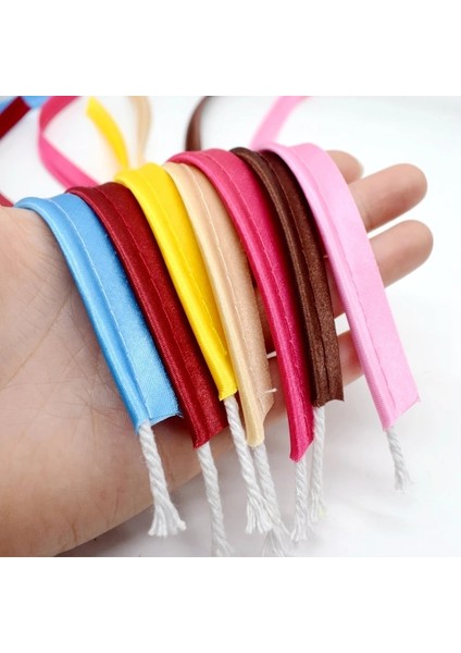 Donanma Tarzı 12MM Yüksek Li Polyester Saten Önyargı Kordon G Bant El Yapımı Dıy Konfeksiyon Pijama Ev Tekstili Yatak Kenar Dikiş (Yurt Dışından) indirimleri