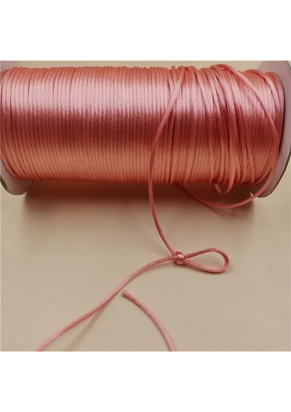 805 Şeftali Tarzı 2mm Örgülü Makrome Ipek Makrome Kordon Halat Iplik Tel Dıy Çin Düğüm Saten Bilezikler Yapımı Bulguları Boncuk 10 Metre Lot (Yurt Dışından)