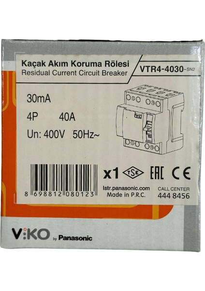 30MA 40A 4p Kaçak Akım Koruma Rölesi fiyatları