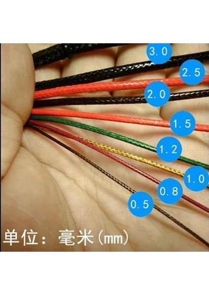 No.6 Tarzı 10 Metre Mumlu Kordon Mumlu Iplik Kordon Dize Askı Kolye Halat Boncuk Dıy Takı Bilezik Için Yapımı (Yurt Dışından) fiyatları