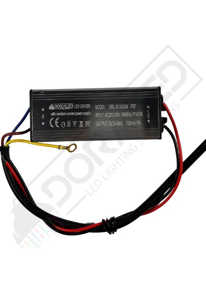 18-24X3W 700MA 54-84V Power LED Driver IP67 Power LED Sürücü