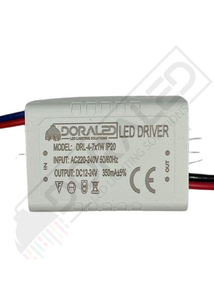 4-7x1 Watt Driver Power LED Driver Power LED Sürücü