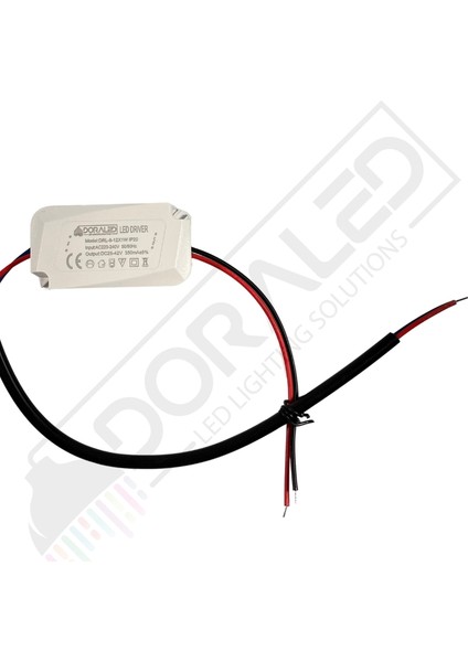 8-12X1W 350Ma 25-42V Power Led Driver IP20 Power Led Sürücü