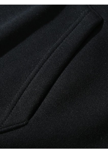 Unisex Basic Kapüşonlu Cepli Sweatshirt