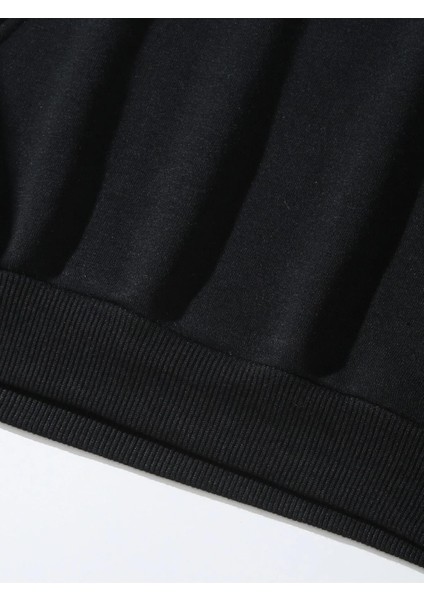 Unisex Basic Kapüşonlu Cepli Sweatshirt