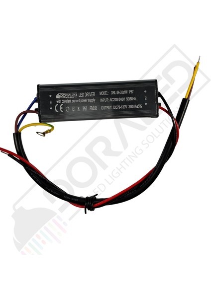 24-36X1W LED Driver F2436A IP67 Power LED Driver Power LED Sürücü