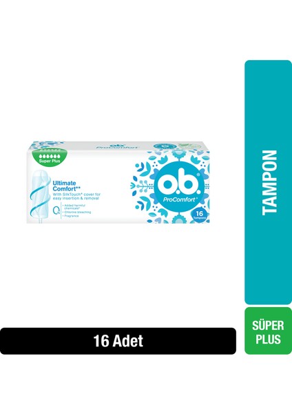 Tampon Süper Plus 16'lı