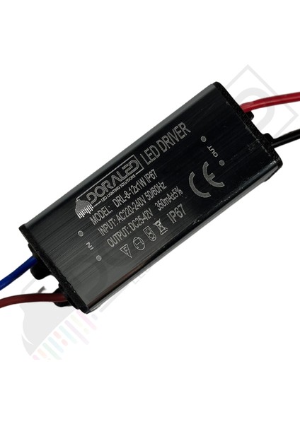 8-12X1W 350Ma 25-42V Power Led Driver IP67 Power Led Sürücü
