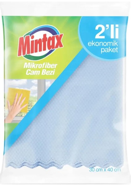 Mikrofiber Cam Bezi 2'li