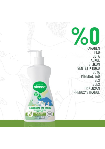 %100 Doğal Sıvı Kastil Sabun Zeytinyağlı Yoğun Nemlendirici Arındırıcı Bitkisel Vegan 300 ml x 3 Adet