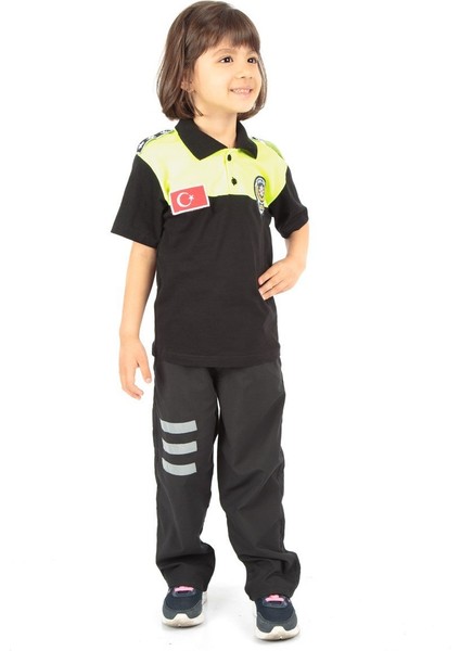 Şahin Motorize Trafik Polis Çocuk Kıyafeti Kısa Kol fiyatları