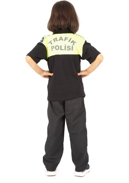 Şahin Motorize Trafik Polis Çocuk Kıyafeti Kısa Kol modelleri