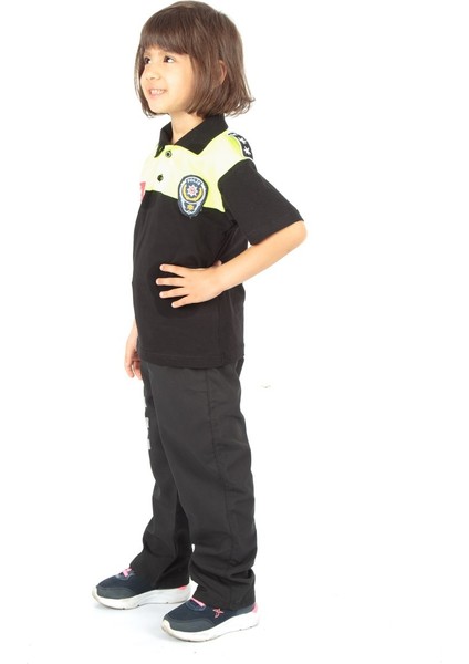 Şahin Motorize Trafik Polis Çocuk Kıyafeti Kısa Kol fırsatları