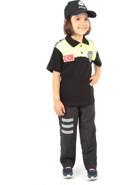 Şahin Motorize Trafik Polis Çocuk Kıyafeti Kısa Kol indirimleri