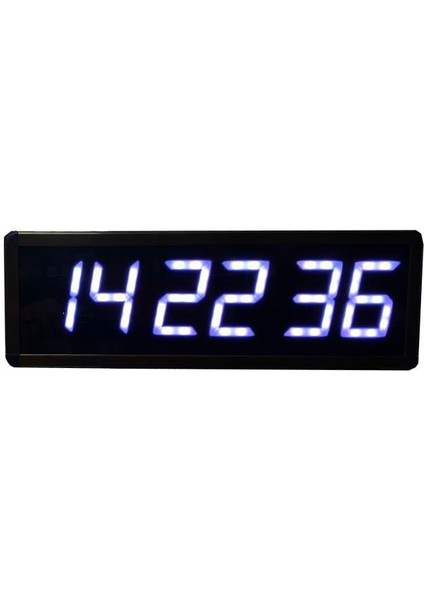 Sanec Saniyeli Dijital LED Duvar ve Masa Saat ve Derece - Beyaz (Kasa Ölçüsü: 15X50 Cm) fiyatları