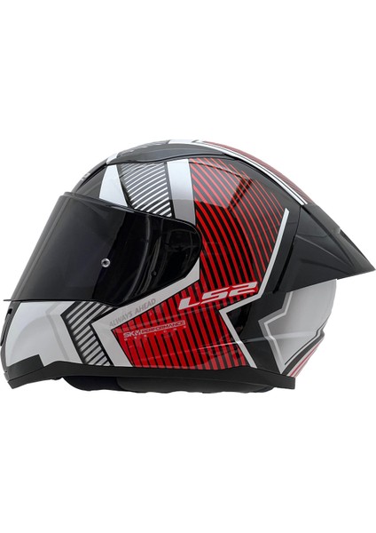 Rapıd 2 Race Extra Beyaz-Kırmızı Kask
