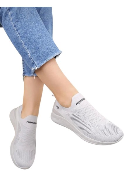 Kadın Triko Spor Ayakkabı GRİ fırsatları
