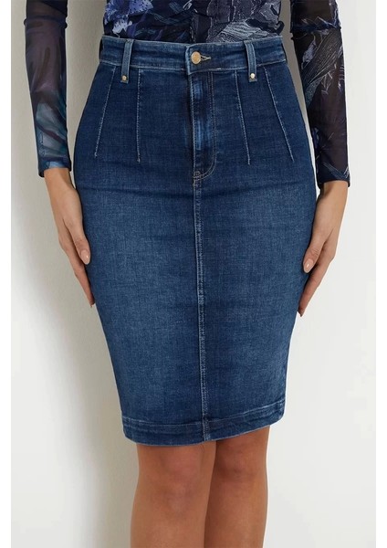 Kadın Britt Longuette Kot Etek fiyatları