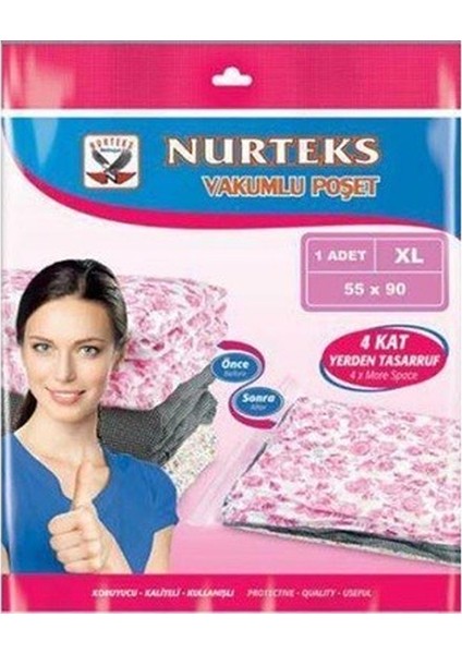 Nurteks Vakumlu Hurç XL-55X90 8587