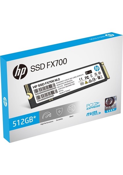 Hp FX700 8U2N3AA 512GB 6300MB/S - 3100MB/S Pcı-E Nvme M.2 2280 SSD