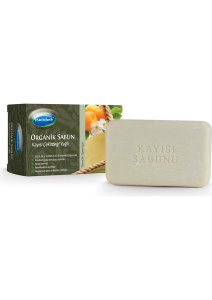 Kayısı Çekirdeği Organik Sabun 125 gr 3'lü