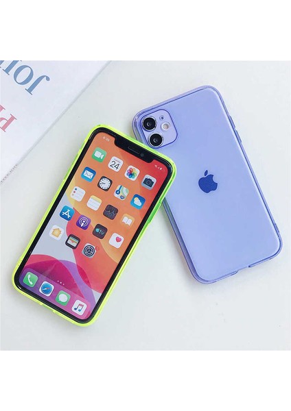 Apple iPhone Xs 5.8 - Uyumlu Mun Silikon-Pembe