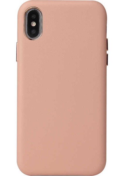 Apple iPhone Xs 5.8 - Uyumlu Eyzi Kapak-Pembe