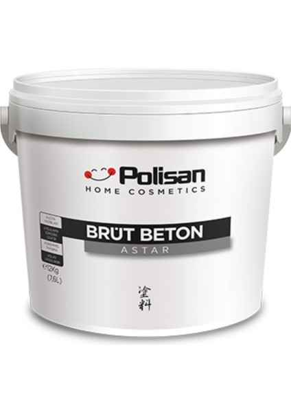 Brüt Beton Astarı 12 kg Pembe