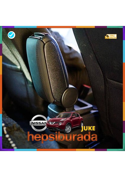 Nissan Juke Orjinal Oto Kolçak Siyah Deri